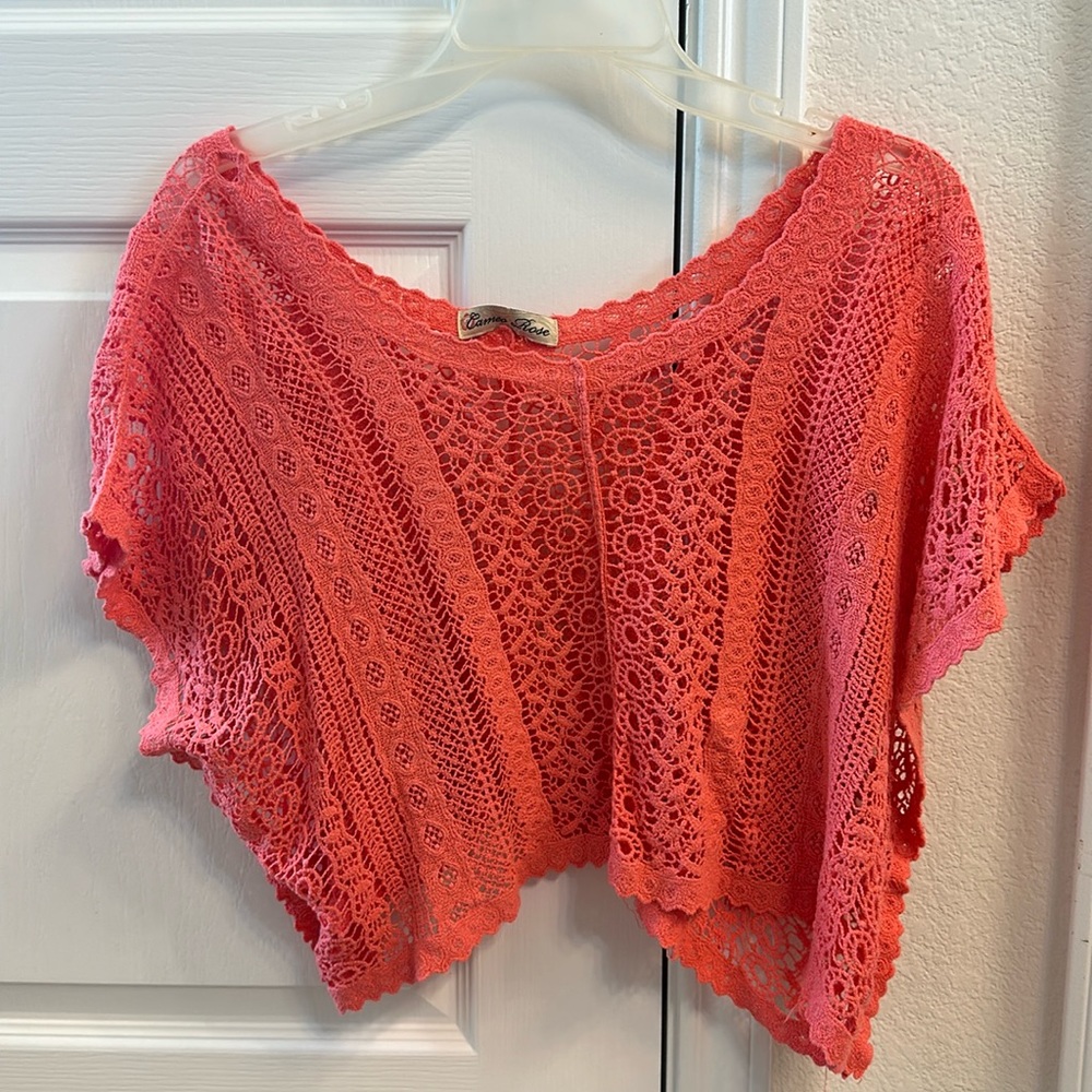 Crop top cover up